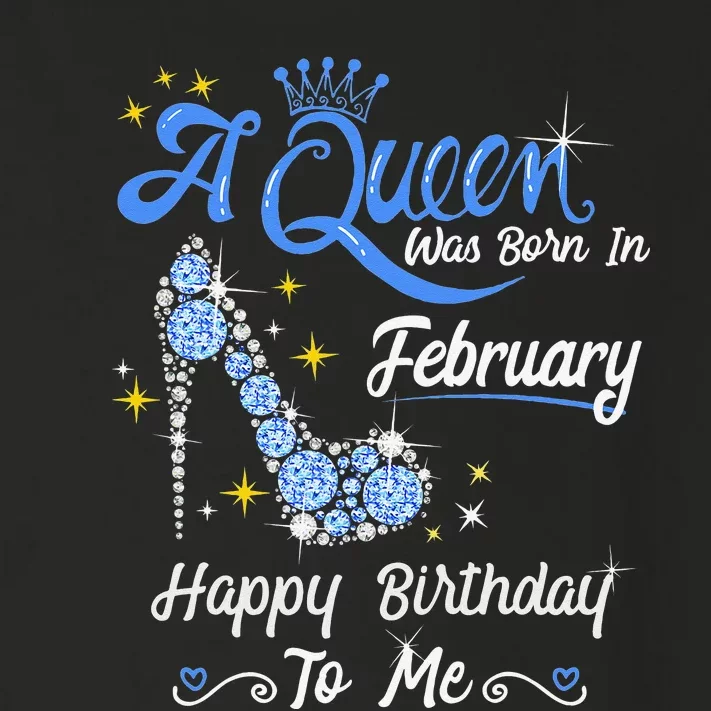 A Queen Was Born in February Gifts February Birthday Toddler Long Sleeve Shirt