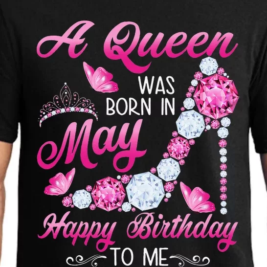 A Queen Was Born In May Birthday Costume For Wo Pajama Set