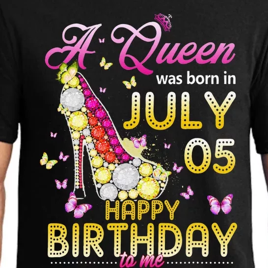 A Queen Was Born In July 05th Happy Birthday To Me 05 Pajama Set