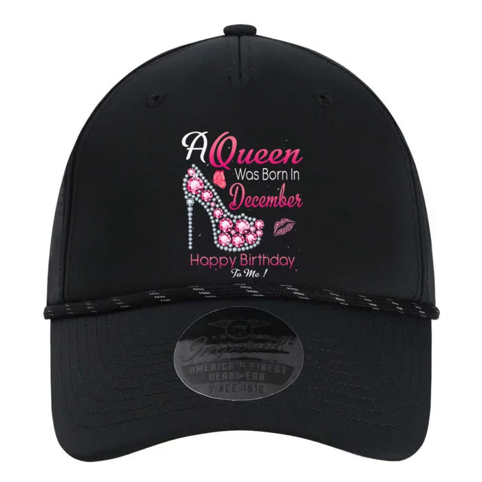 A Queen Was Born In December High Heel Birthday Gift Performance The Dyno Cap