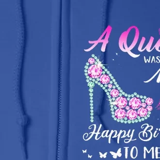 A Queen Was Born In May Cute Funny Happy Birthday Gifts Full Zip Hoodie