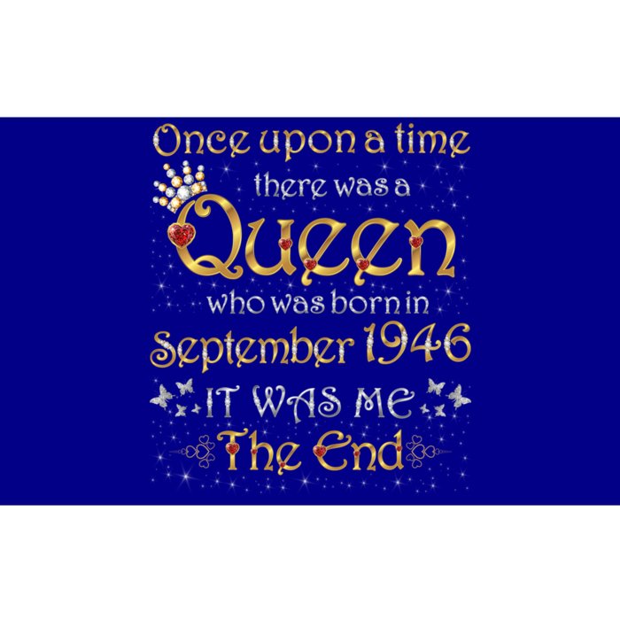 A Queen Was Born In September 1946 Cool Gift Bumper Sticker