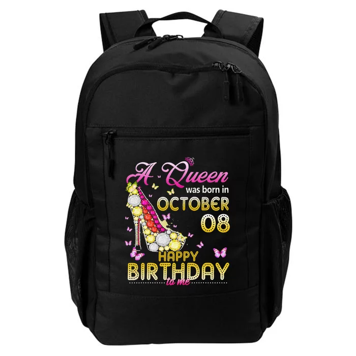 A Queen Was Born In October 8th Happy Birthday To Me 8 Cute Daily Commute Backpack