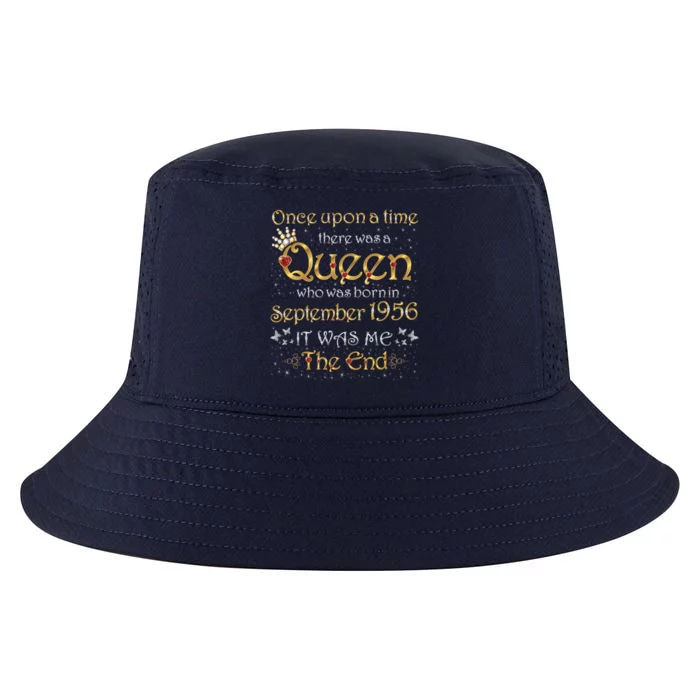 A Queen Was Born In September 1956 Gift Cool Comfort Performance Bucket Hat