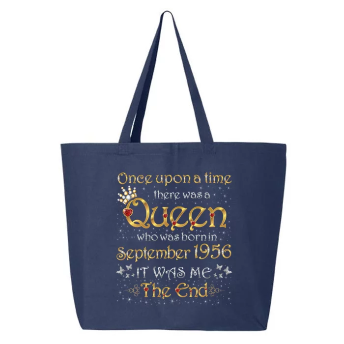 A Queen Was Born In September 1956 Gift 25L Jumbo Tote