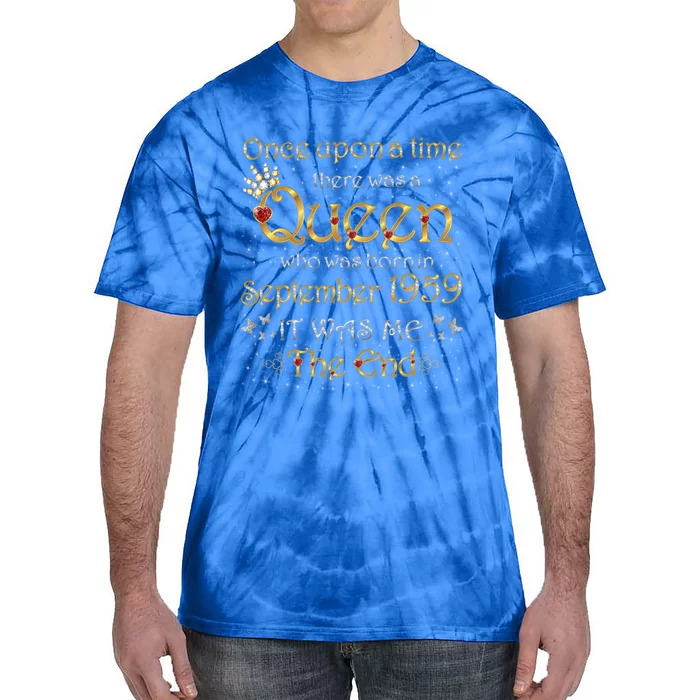 A Queen Was Born In September 1959 Gift Tie-Dye T-Shirt