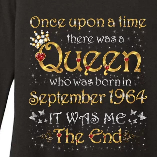 A Queen Was Born In September 1964 Great Gift Womens CVC Long Sleeve Shirt