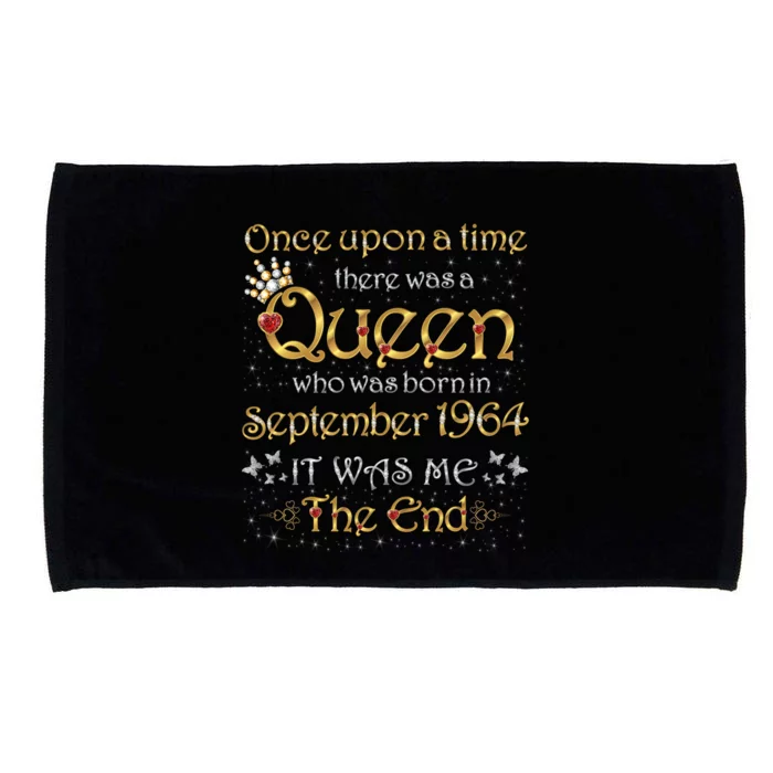 A Queen Was Born In September 1964 Great Gift Microfiber Hand Towel