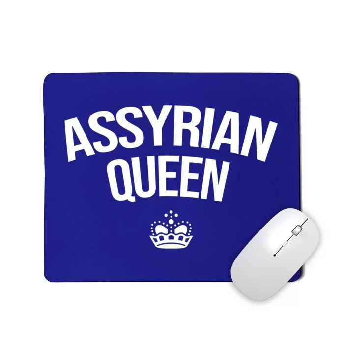 Assyrian Queen With Sumerian Crown Meaningful Gift Mousepad