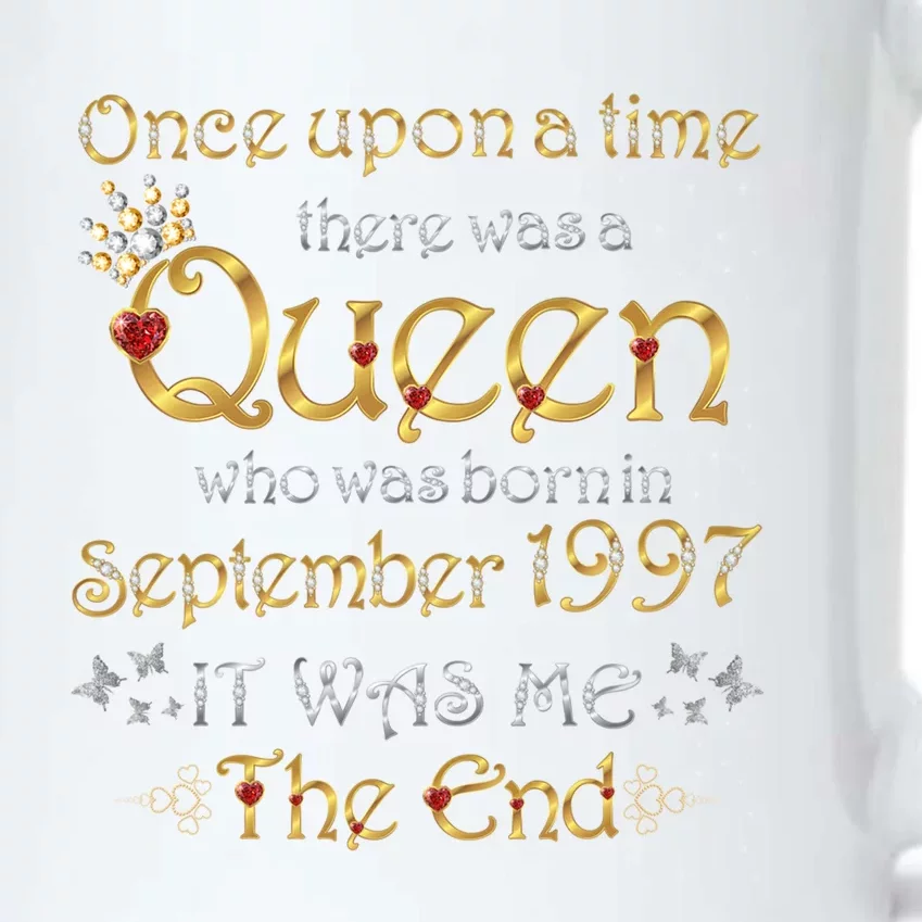 A Queen Was Born In September 1997 Cool Gift Black Color Changing Mug