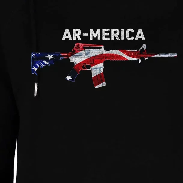 Ar-Merica Womens Funnel Neck Pullover Hood