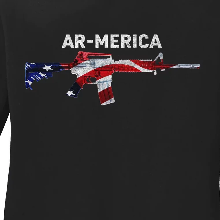 Ar-Merica Ladies Long Sleeve Shirt