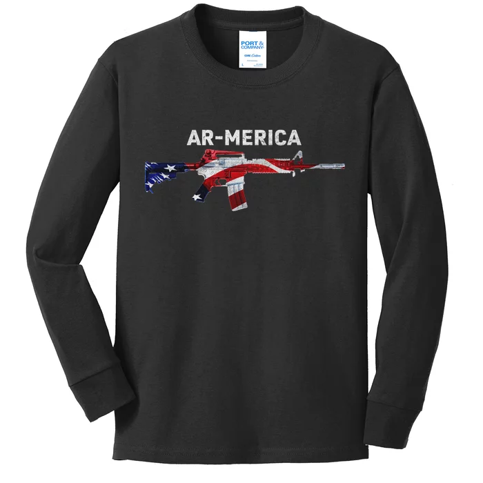 Ar-Merica Kids Long Sleeve Shirt