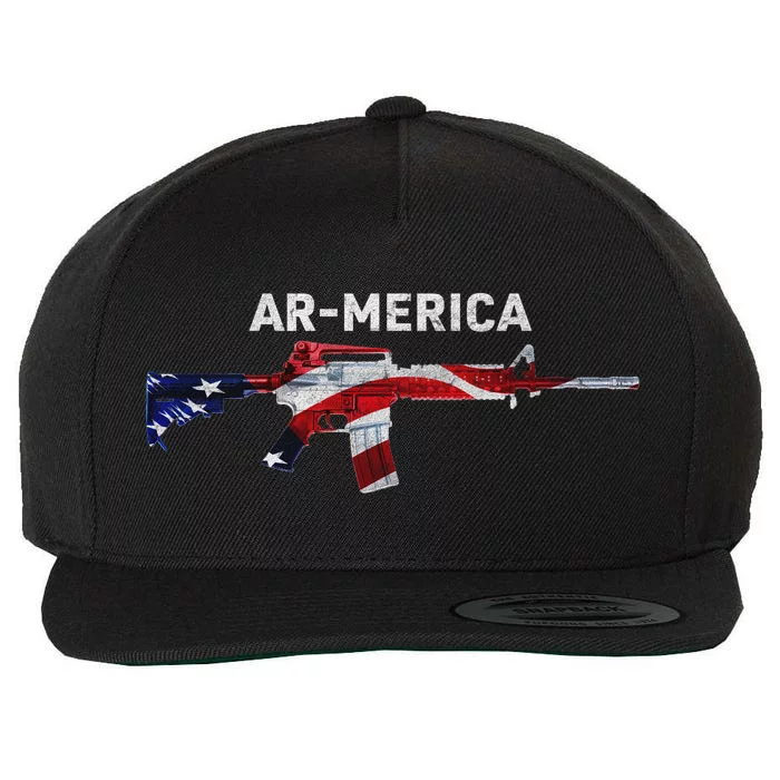 Ar-Merica Wool Snapback Cap