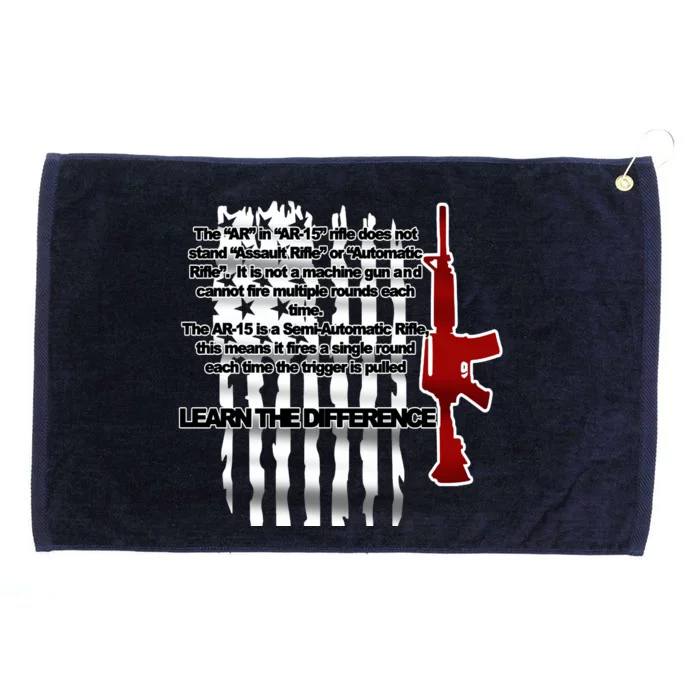 AR15 Not AN Assault Rifle Guns Quote Grommeted Golf Towel