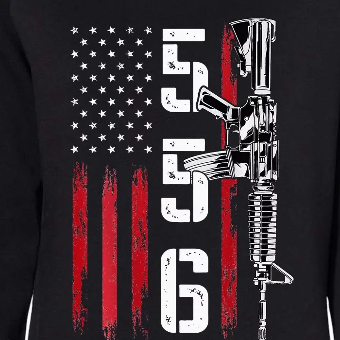 Ar15 Rifle 2nd Amendment 556 Ar15 Gifts Womens California Wash Sweatshirt