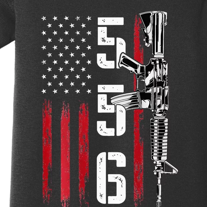 Ar15 Rifle 2nd Amendment 556 Ar15 Gifts Baby Bodysuit