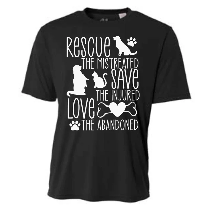 Animal Rescue Animal Rights Cooling Performance Crew T-Shirt