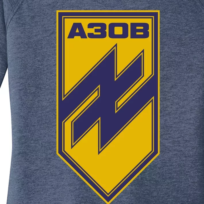 Azov Regiment A30B Azov Battalion Ukraine Women's Perfect Tri Tunic Long Sleeve Shirt