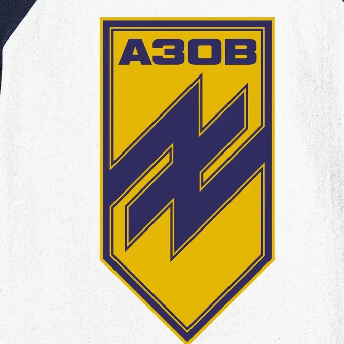 Azov Regiment A30B Azov Battalion Ukraine Baseball Sleeve Shirt