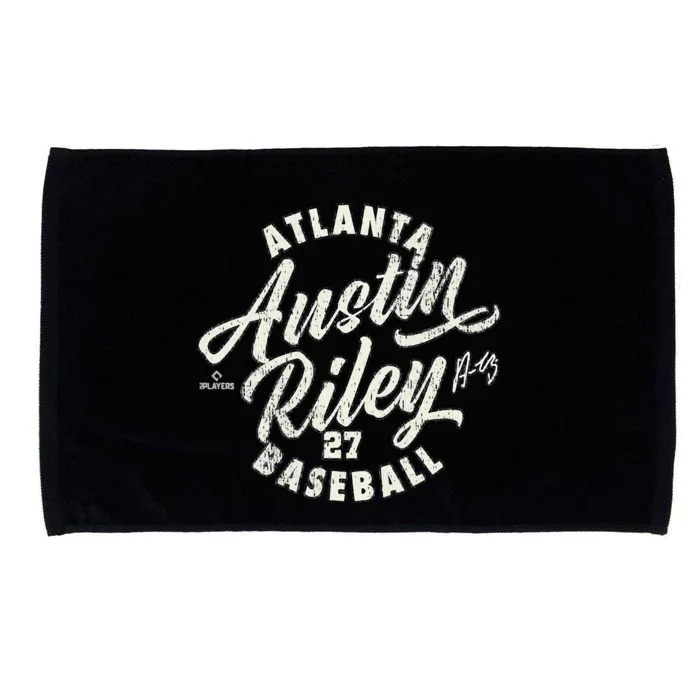 Austin Riley Atlanta Baseball Rock Microfiber Hand Towel