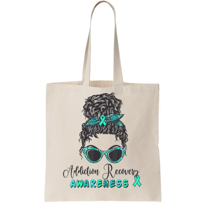 Addiction Recovery Awareness Month Sobriety Support Tote Bag