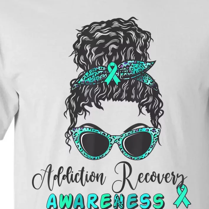 Addiction Recovery Awareness Month Gloves Teal Ribbon Shirt - TeeUni