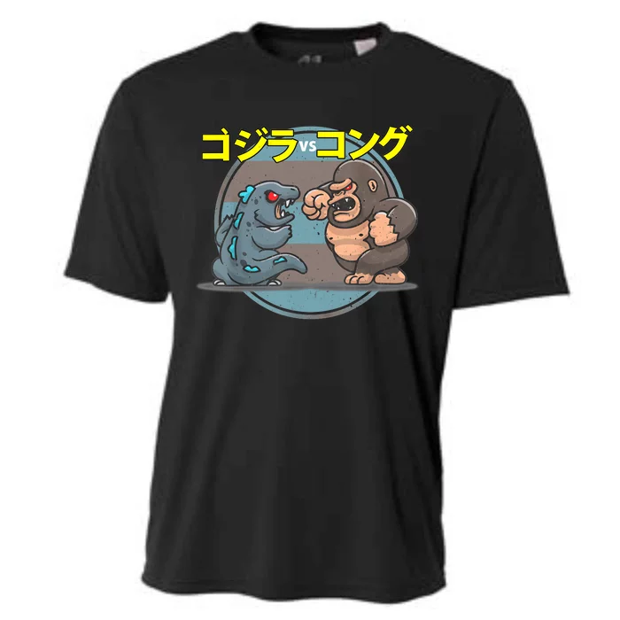 Amazing Retro Art Go.Dzi.Lla Vs K.O.Ng Cooling Performance Crew T-Shirt