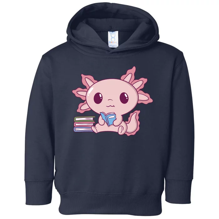 Axolotl Reading Toddler Hoodie