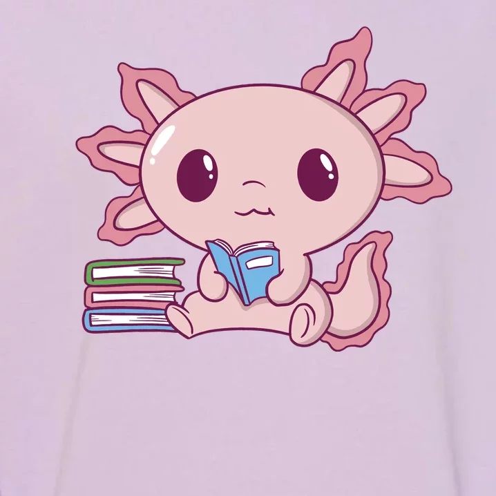 Axolotl Reading Garment-Dyed Sweatshirt