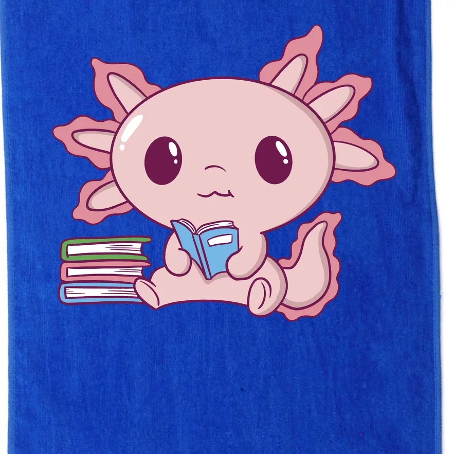 Axolotl Reading Platinum Collection Golf Towel