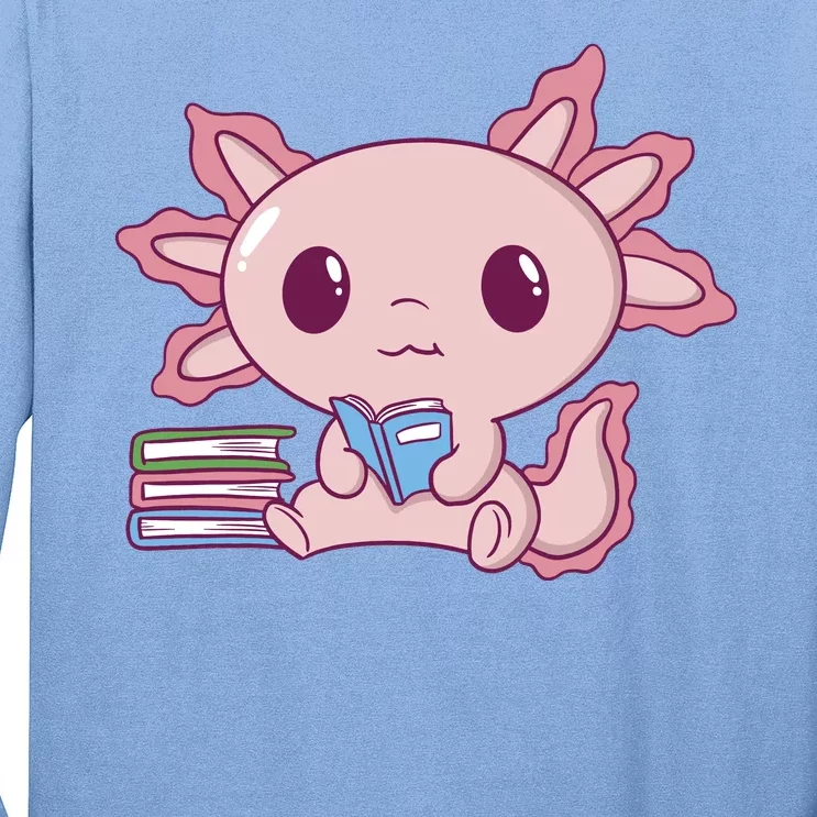 Axolotl Reading Long Sleeve Shirt