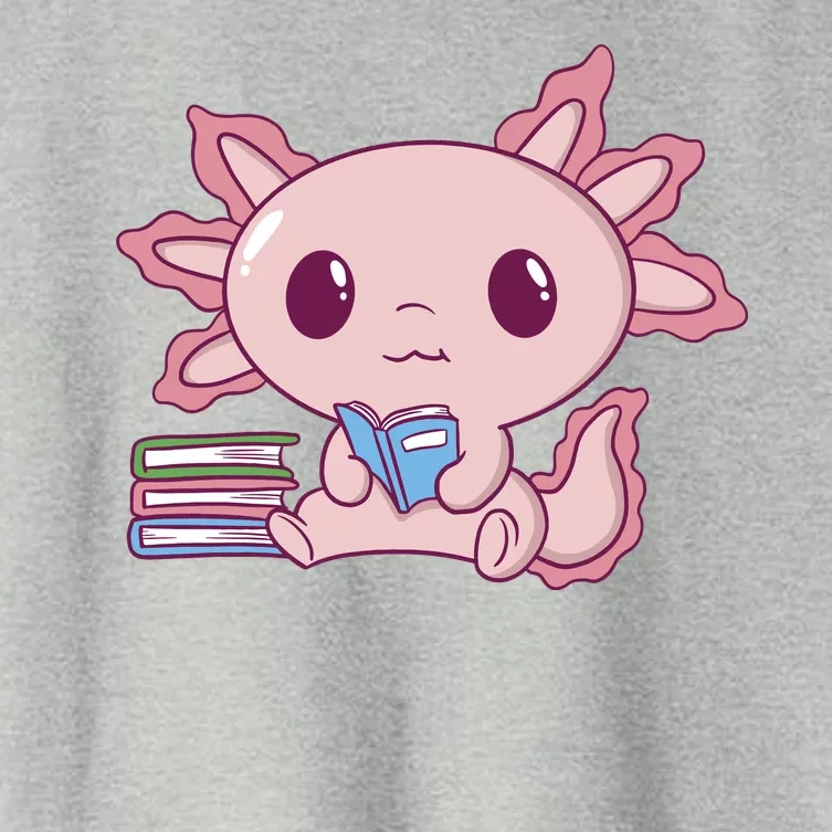 Axolotl Reading Women's Crop Top Tee