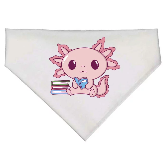 Axolotl Reading USA-Made Doggie Bandana