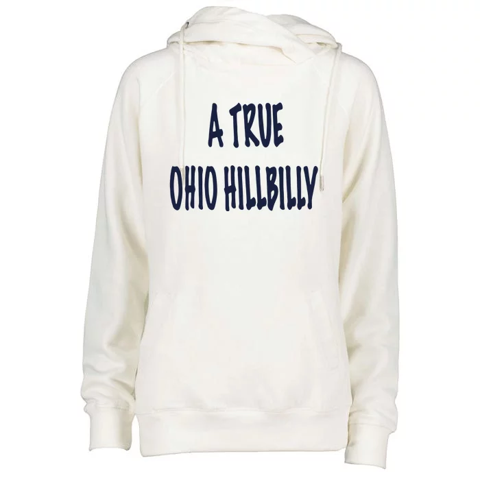 Allison Russo A True Ohio Hillbilly Womens Funnel Neck Pullover Hood