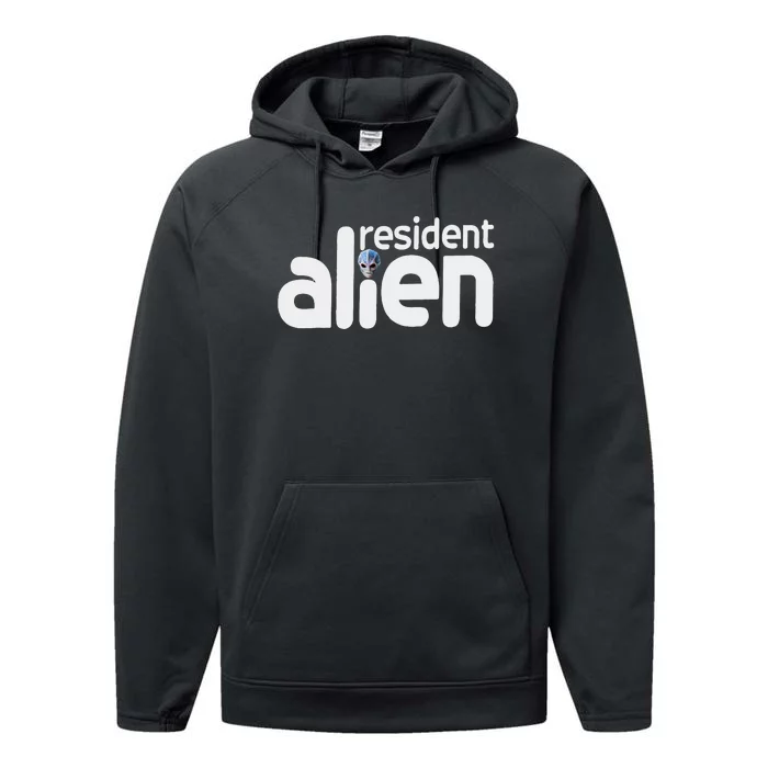 Alien Resident A Strange Student Performance Fleece Hoodie