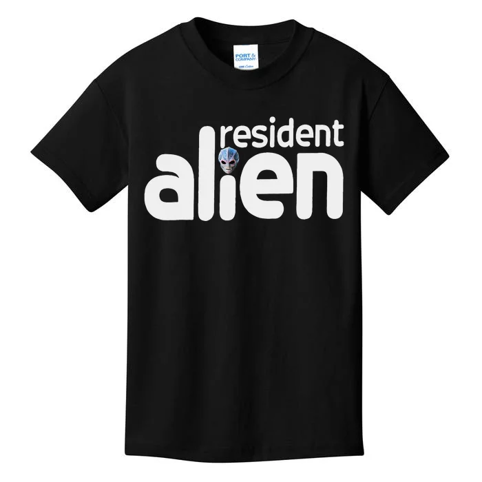 Alien Resident A Strange Student Kids T-Shirt