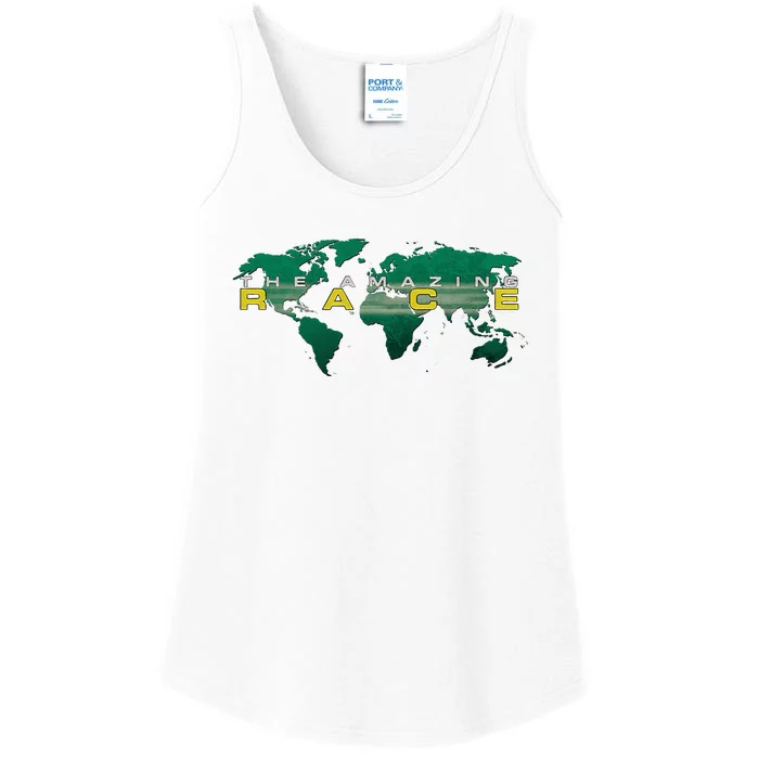 Amazing Race Around The World Ladies Essential Tank