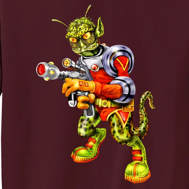 Alien Reptilian Tall Sweatshirt