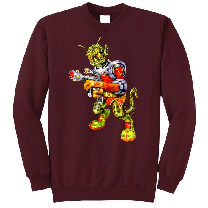 Alien Reptilian Tall Sweatshirt