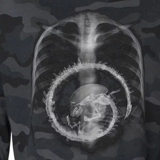 Alien Radiography Cropped Pullover Crew