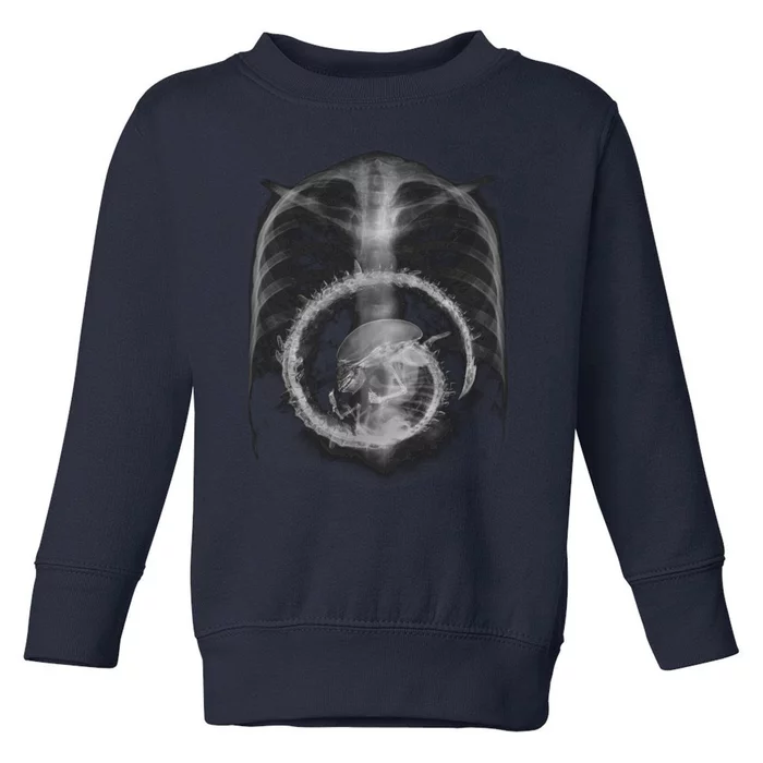 Alien Radiography Toddler Sweatshirt