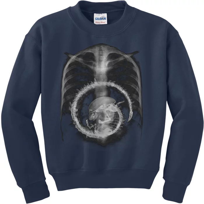 Alien Radiography Kids Sweatshirt