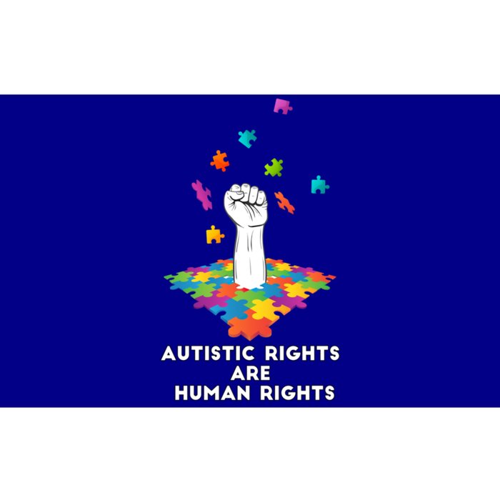 Autistic Rights Are Hu Rights Gift Bumper Sticker