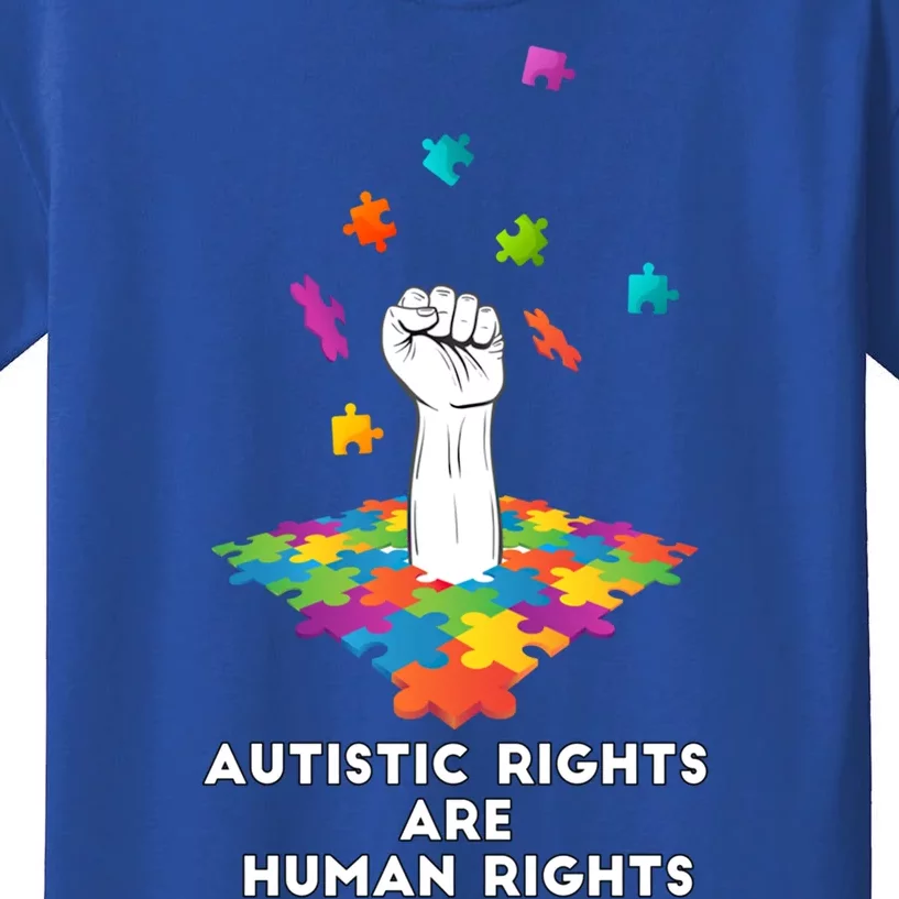 Autistic Rights Are Hu Rights Gift Kids T-Shirt