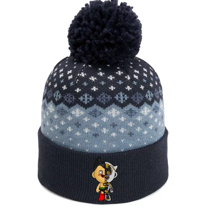 Astroboy Robot The Baniff Cuffed Pom Beanie