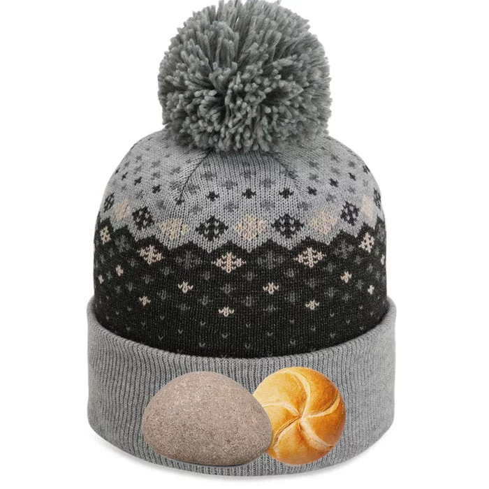 A Rock And A Roll ItS A Rock And A Roll Pictogram The Baniff Cuffed Pom Beanie