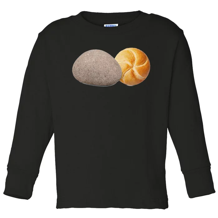 A Rock And A Roll ItS A Rock And A Roll Pictogram Toddler Long Sleeve Shirt