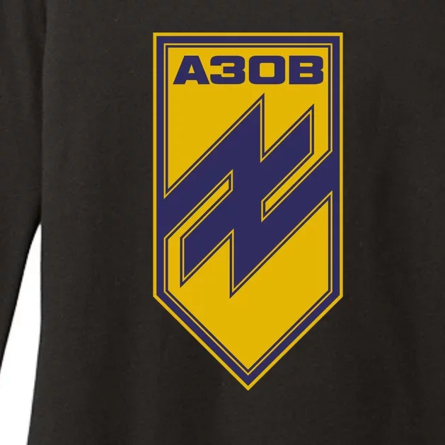 Azov Regiment A30B Azov Battalion Ukraine Womens CVC Long Sleeve Shirt