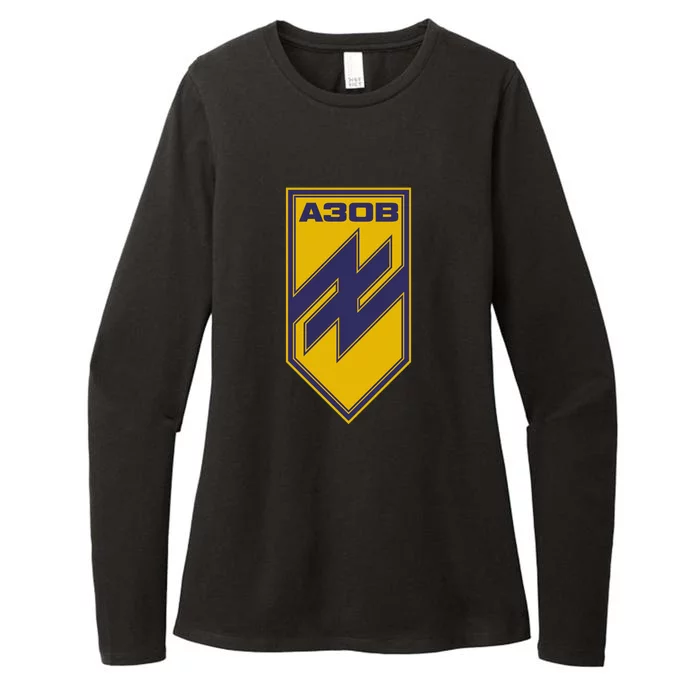 Azov Regiment A30B Azov Battalion Ukraine Womens CVC Long Sleeve Shirt